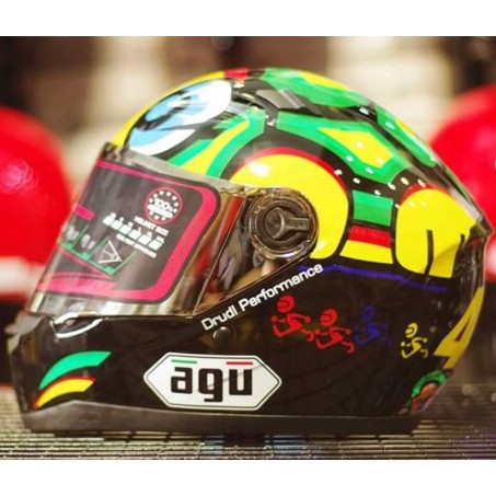 Freeship Mũ bảo hiểm AGU tem rùa