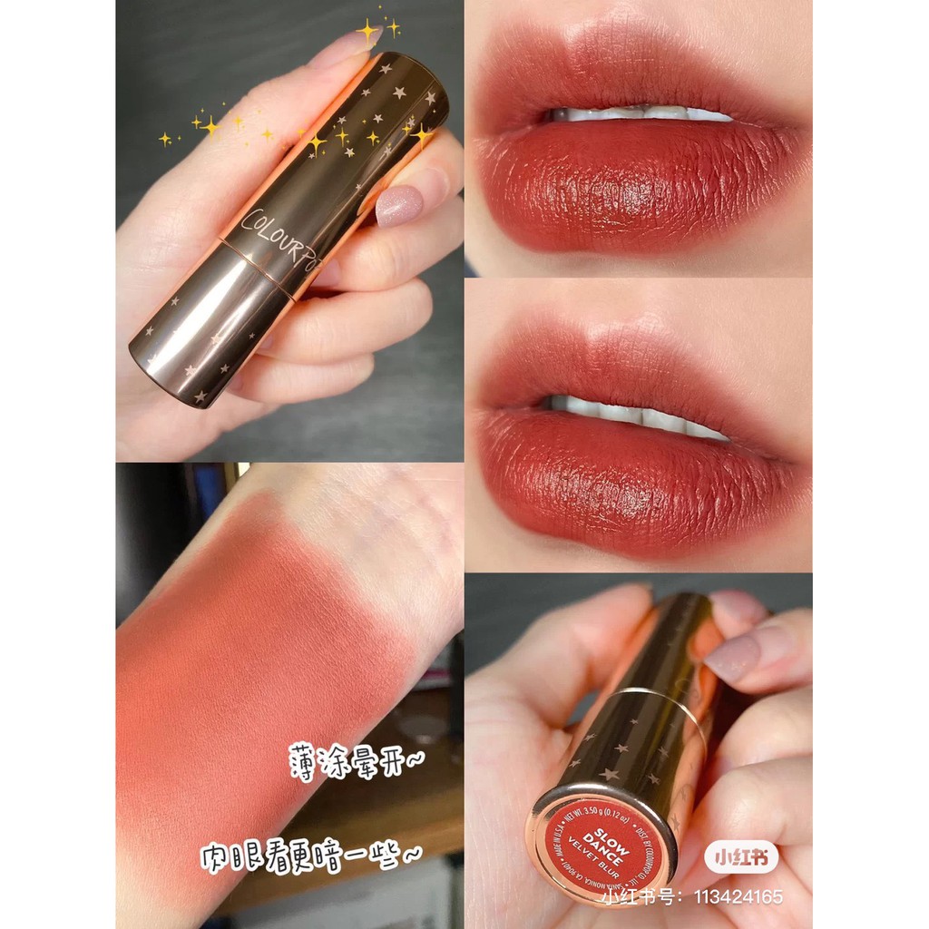 Son thỏi Colourpop LUX Lipstick Creme/ Blur màu Slow Dance, Still Crazy