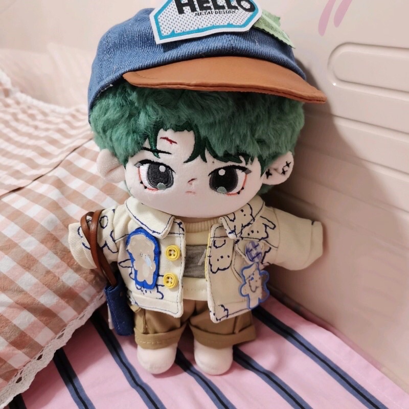 Set Báo chí gấu và Tạp chí mèo cho doll 20cm