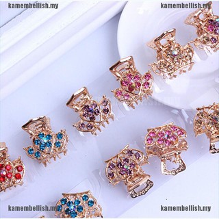 Kẹp tóc hình hoa đính đá lấp lánh cho nữ
