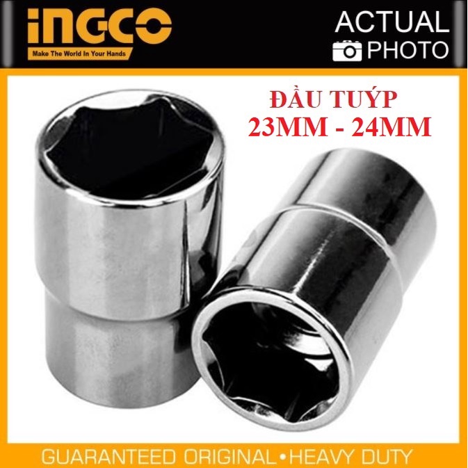 ĐỒ NGHỀ INGCO Đầu tuýp 1/2INCH 23MM - 24MM HHAST12231 - HHAST12241 (Cam kết Chính Hãng 100%)