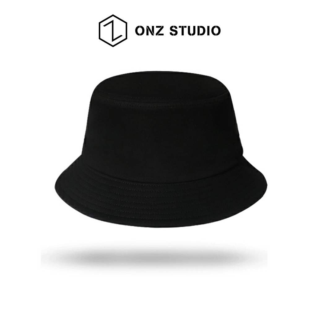 Nón bucket tai bèo ONZ Studio - Mũ·bucket trơn nam nữ cotton nhiều màu phong cách ulzzang Hàn Quốc MB01