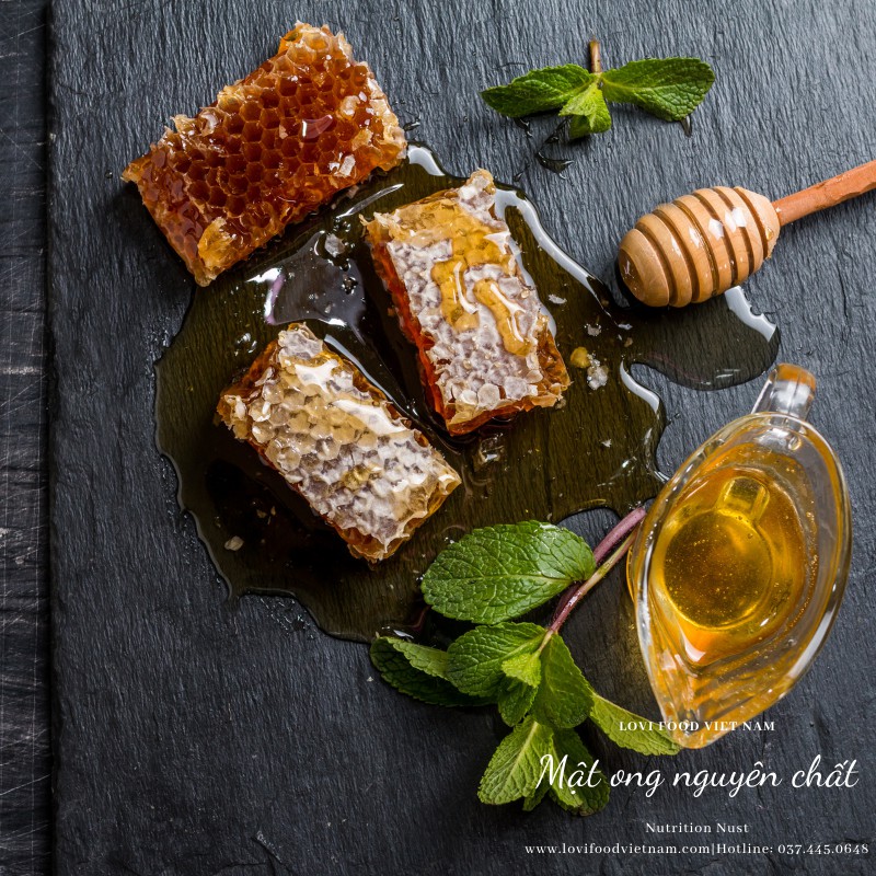 MẬT ONG NGUYÊN CHẤT - 550gram Lọ thuỷ tinh sẩn phẩm 100% từ mật ong rừng thiên nhiên - Lovi Food Việt Nam | BigBuy360 - bigbuy360.vn