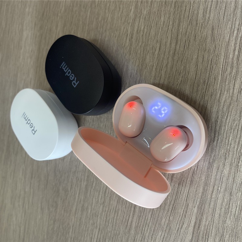 Tai Nghe Nhét Tai Không Dây Bluetooth 5.0 Âm Trầm Điều Khiển Bằng Giọng Nói Xiaomi Redmi airdots S / 2 TWS mi