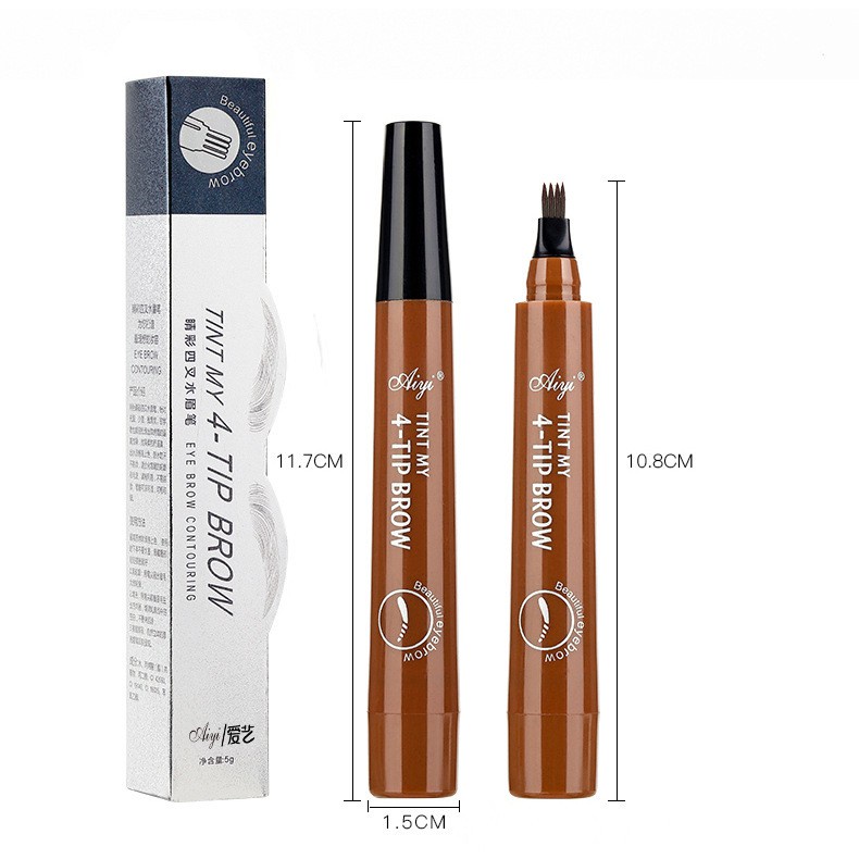 Bút Gel Kẻ Mắt Màu Nâu/Đen Tiện Dụng