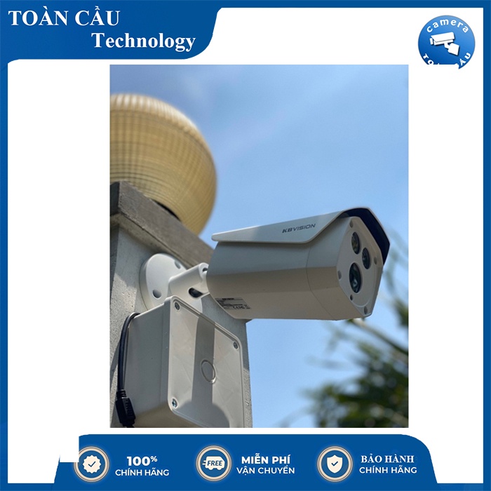 Camera KBVISION KX-C2003S5  2.0MP -Tầm xa hồng ngoại 80m - Chuẩn chống bụi và nước IP67