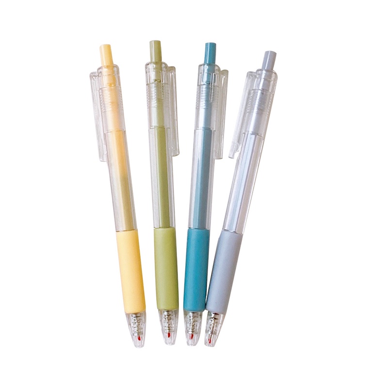 Bút Mực gel Ngòi 0.5mm Màu Đen Macaron Cho Học Sinh