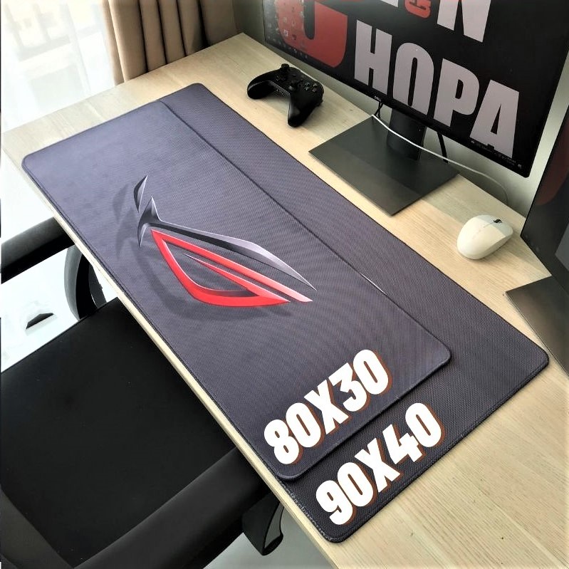 Tấm Lót Chuột - Pad Chuột - Mouse Pad - ASUS Gaming ROG 1 - Chống Nước - Size lớn (90x40 dày 4mm) (80x30 dày 3mm)