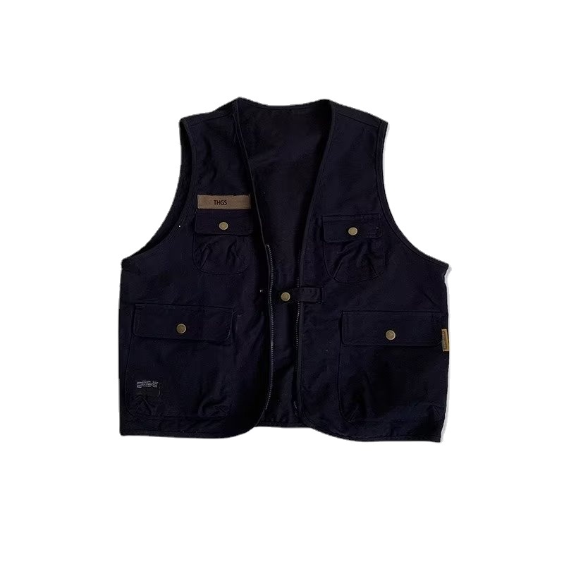 Áo Thun Ba Lỗ Dáng Rộng Cỡ Lớn Thoải Mái Phong Cách Hip Hop Đường Phố Hàn Quốc Thời Trang Cho Nam M-2XL