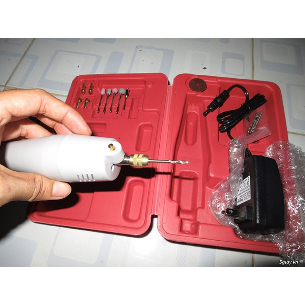 Máy khoan mini khoan gỗ nhựa mỏng, làm đồ chơi, lồng chim, chế đồ,mạch điện tử mạch in mô hình, bảo hành 12 tháng
