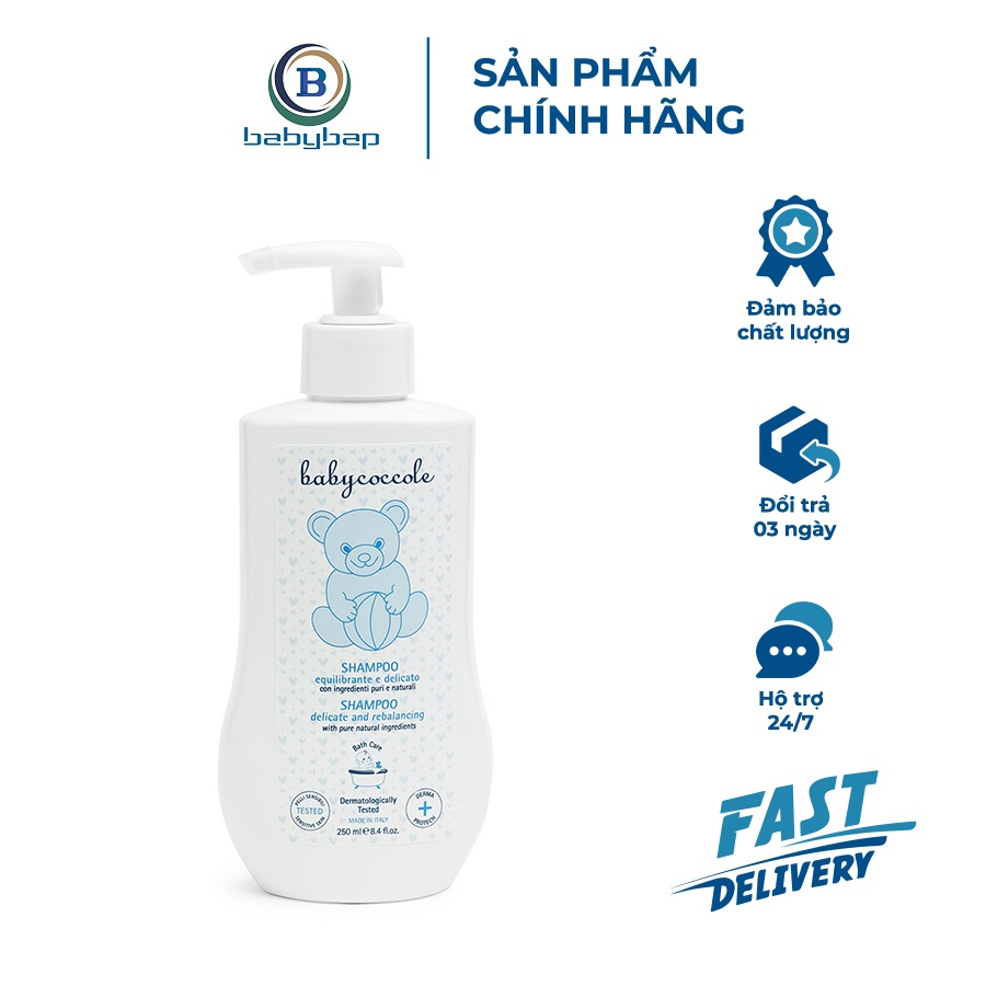 Dầu Gội Chiết Xuất Hoa Sen Babycoccole 0M+ An Toàn Cho Trẻ Sơ Sinh