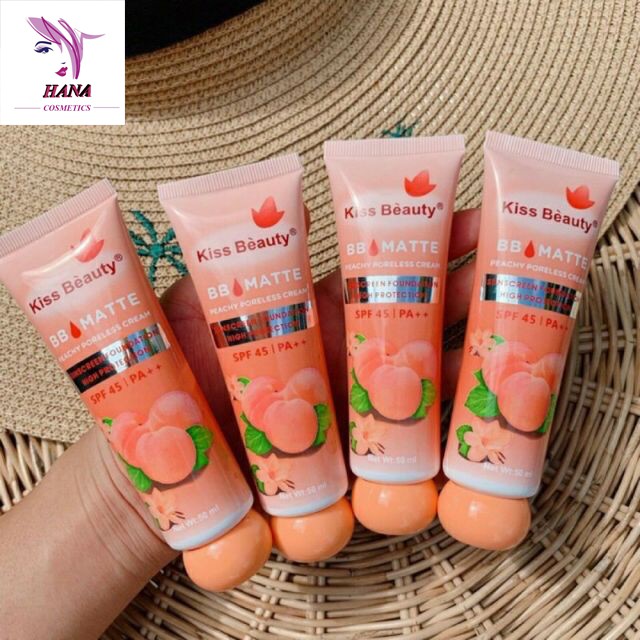 Kem Nền Che Khuyết Điểm 💕𝑭𝒓𝒆𝒆𝒔𝒉𝒊𝒑💕 Kem Nền Chống Nắng Kiss Beauty BB Matte Nội Địa Trung | BigBuy360 - bigbuy360.vn