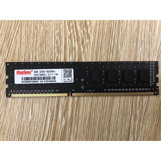 Ram PC Kingspec DDR3 8GB / 4GB 1600MHz - Bảo hành 36 tháng | WebRaoVat - webraovat.net.vn