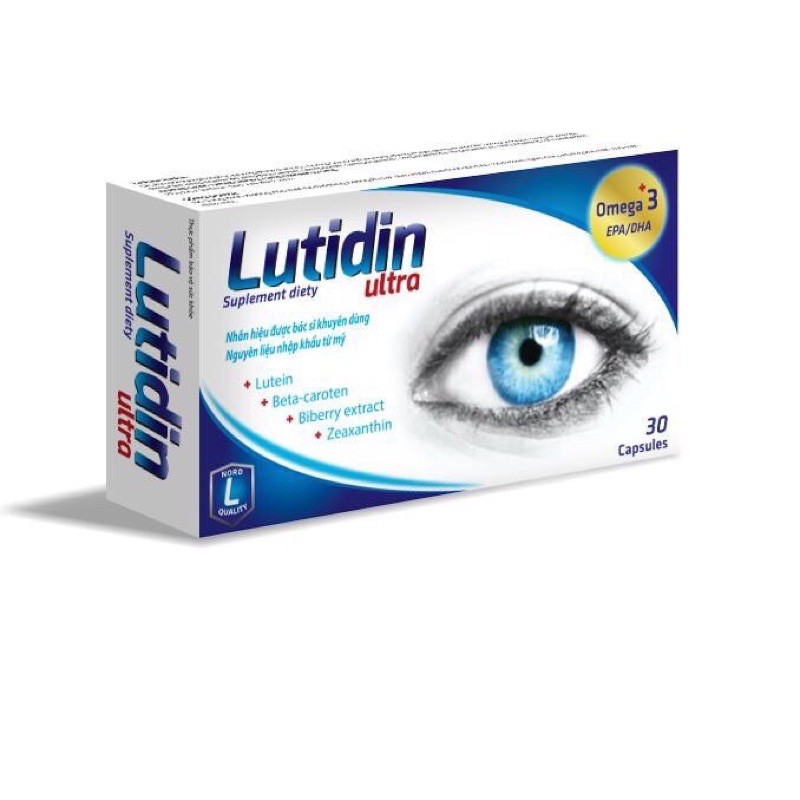 Lutidin Ultra bổ mắt hộp 30 viên