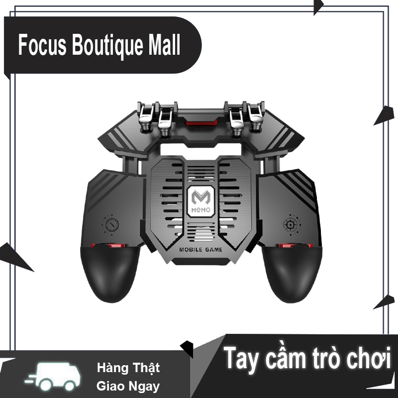 Gamepad di động có tản nhiệt để chơi game bắn súng Pubg Freefire Ros Connect Gamepad Series 6 Ngón tay linh hoạt