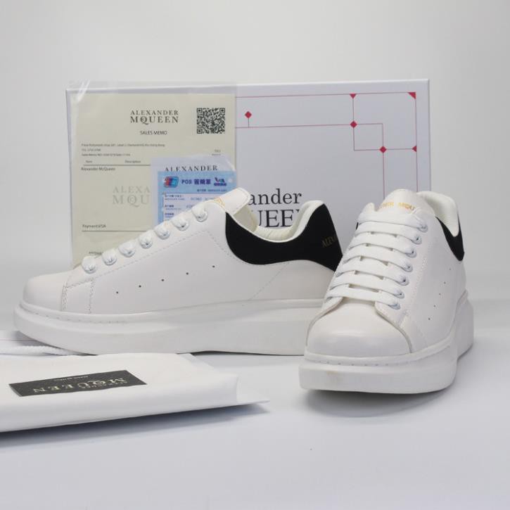 🔥Giày thể thao sneaker🔥 MCQ trắng gót đen full box cao cấp | BigBuy360 - bigbuy360.vn