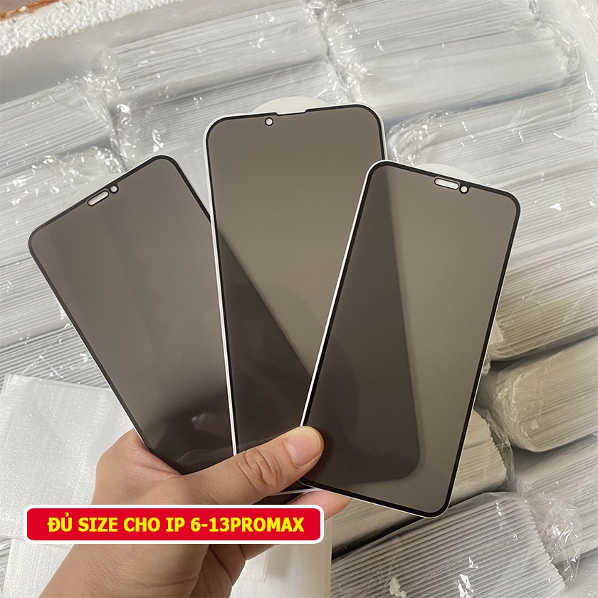 Kính cường lực chống nhìn trộm cho  iphone 6splus/7plus/8/8plus/x/xs/11/12/13/14/pro/max/plus - Meomeocase