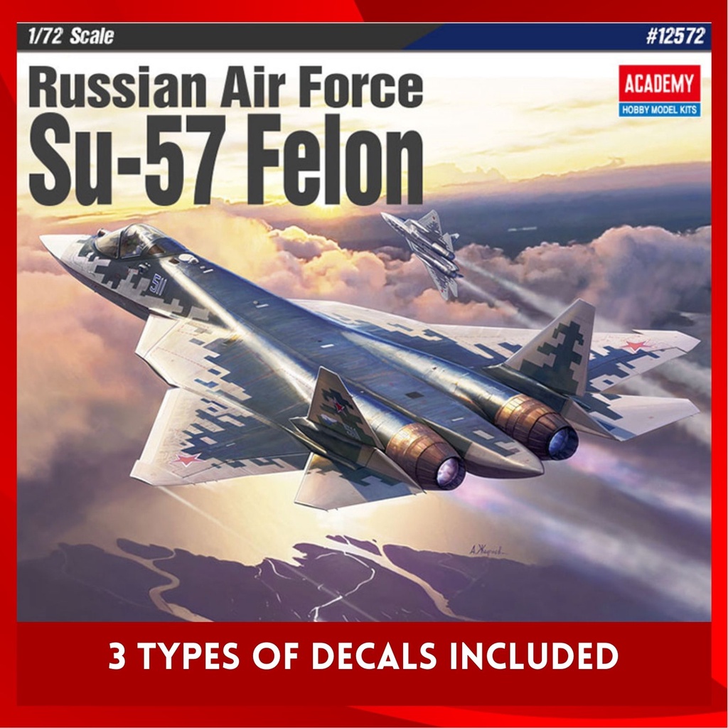 Mô Hình Máy Bay Quân Đội Nga Su-57 Felon  Bằng Nhựa Chất Lượng Cao