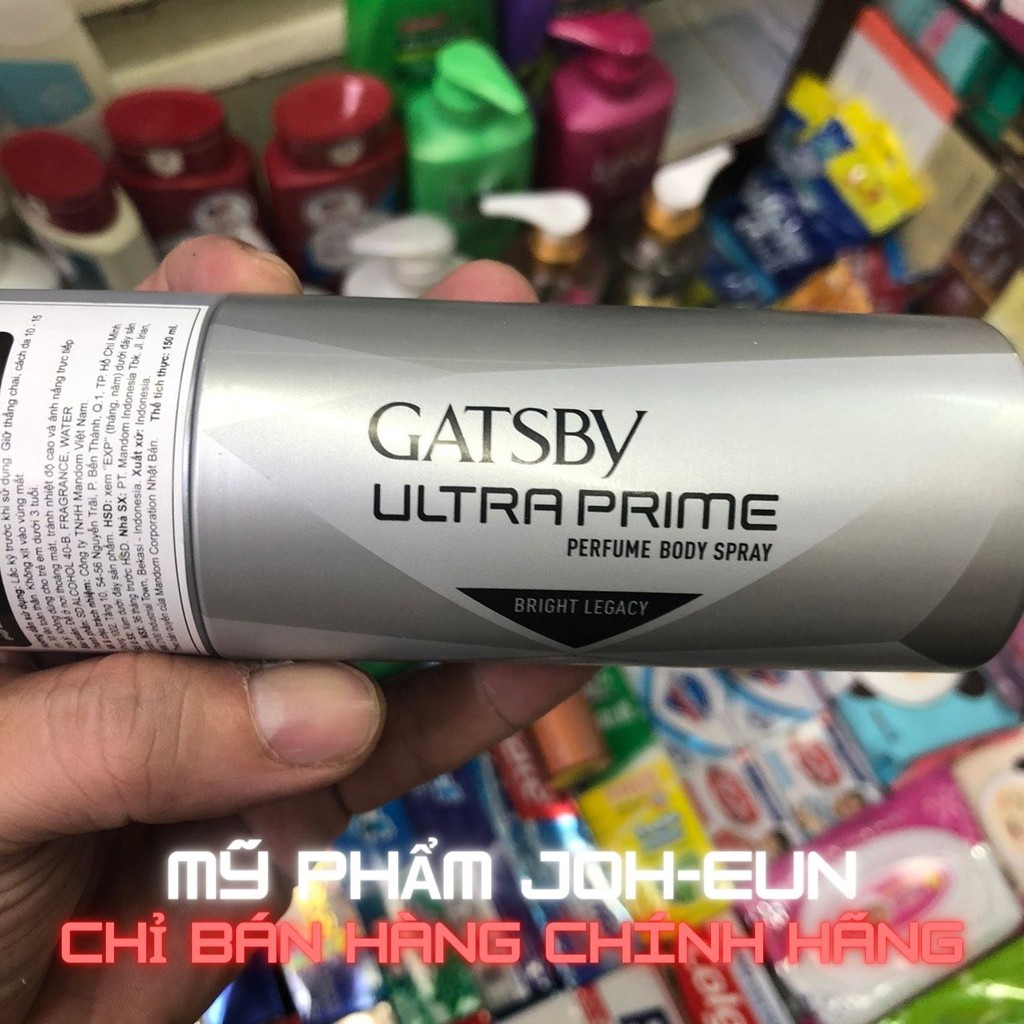 Xịt khử mùi hương nước hoa Gatsby 150ml