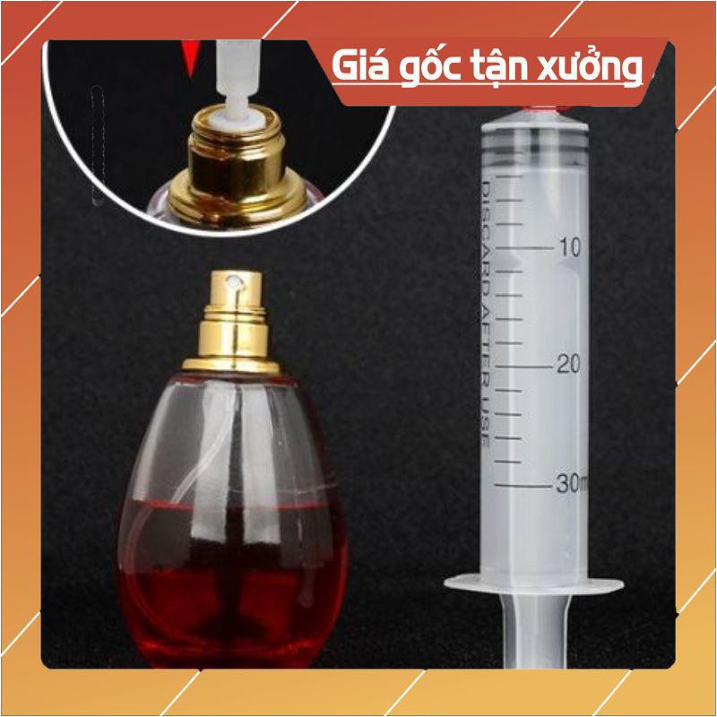 [GIÁ RẺ NHẤT] Ống xilanh có đầu chiết nước hoa 10ml, phụ kiện du lịch