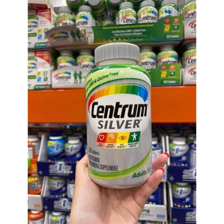 Xả Viên Uống Vitamin Tổng Hợp Centrum Silver Adults 50+ Date 07/21