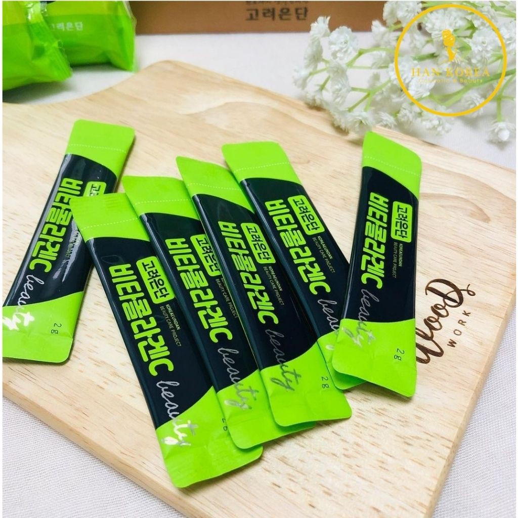 Collagen trắng da, chống lão hóa vita táo xanh EUNDAN hộp 60 gói x 2g HÂN KOREA | BigBuy360 - bigbuy360.vn