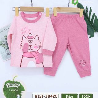 [SỢI TRE] Bộ cài vai dài tay JUDOBY (6-24m)