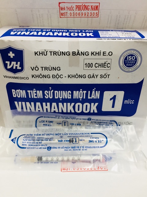 Kim tiêm VINAHANKOOK 1cc rẻ