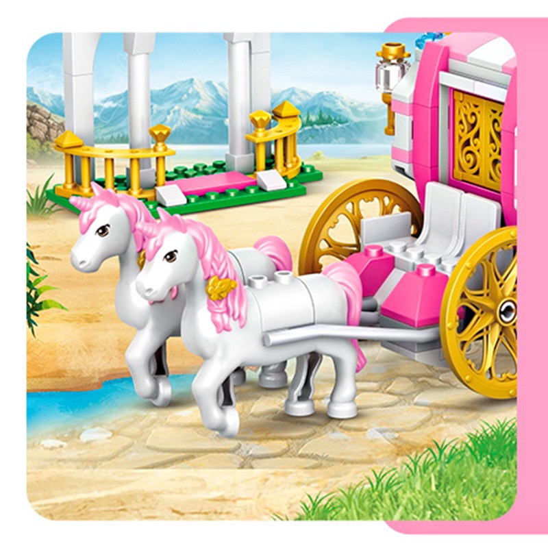 BỘ ĐỒ CHƠI XẾP HÌNH LÂU ĐÀI CÔNG CHÚA FRIENDS, XẾP HÌNH LÂU ĐÀI