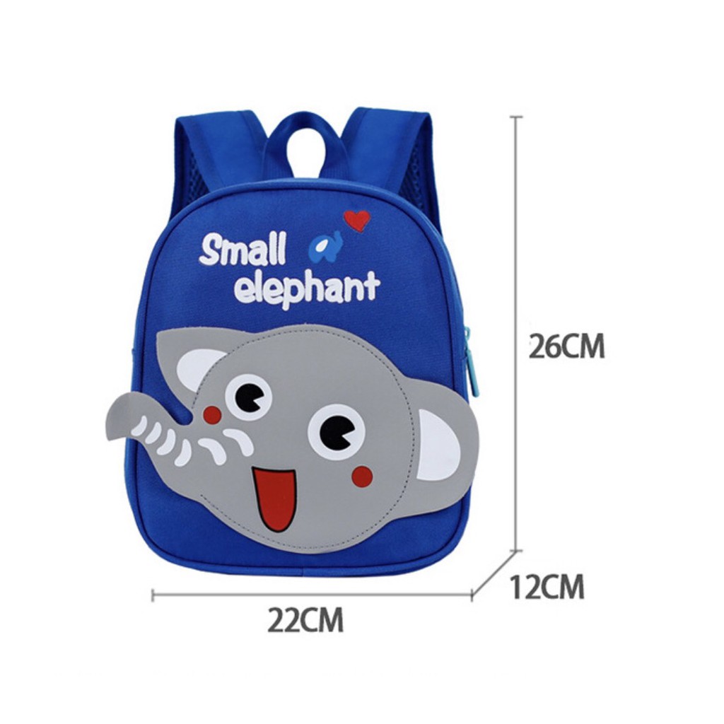(TH4) Balo Mẫu Giáo Cho Bé Hình Voi Đáng Yêu