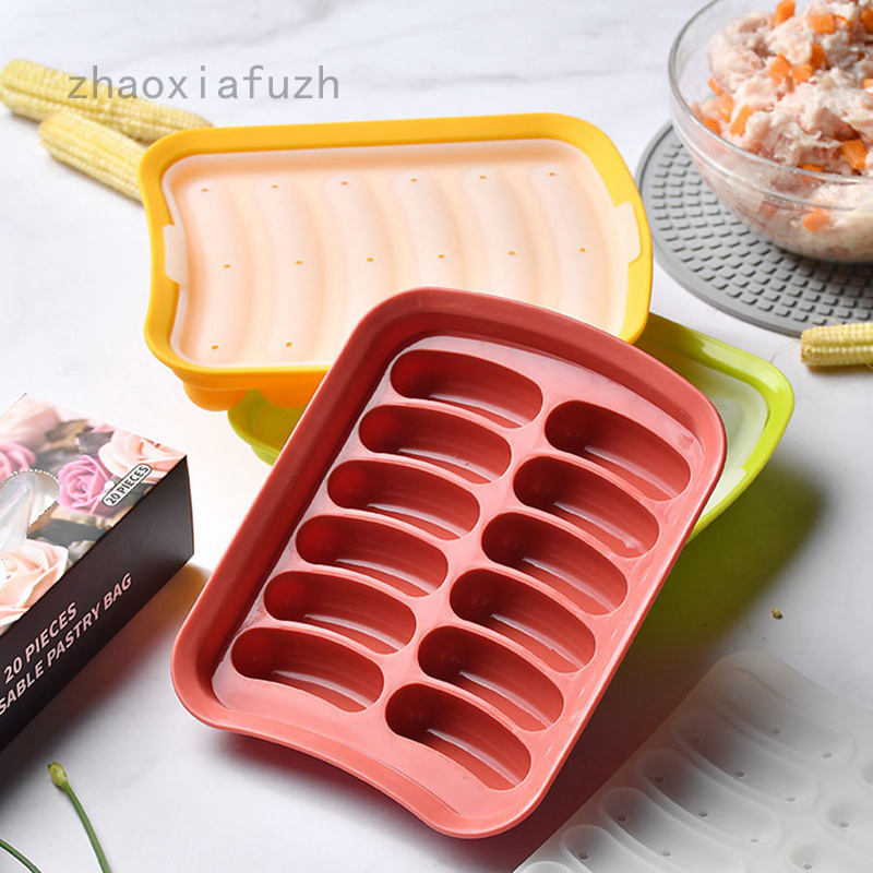 Khay nướng bánh 6 ngăn bằng silicon hình one punch man Miaomanyoga | Ham, hot dog, khuôn làm xúc xích cho bé, dụng cụ nấu ăn