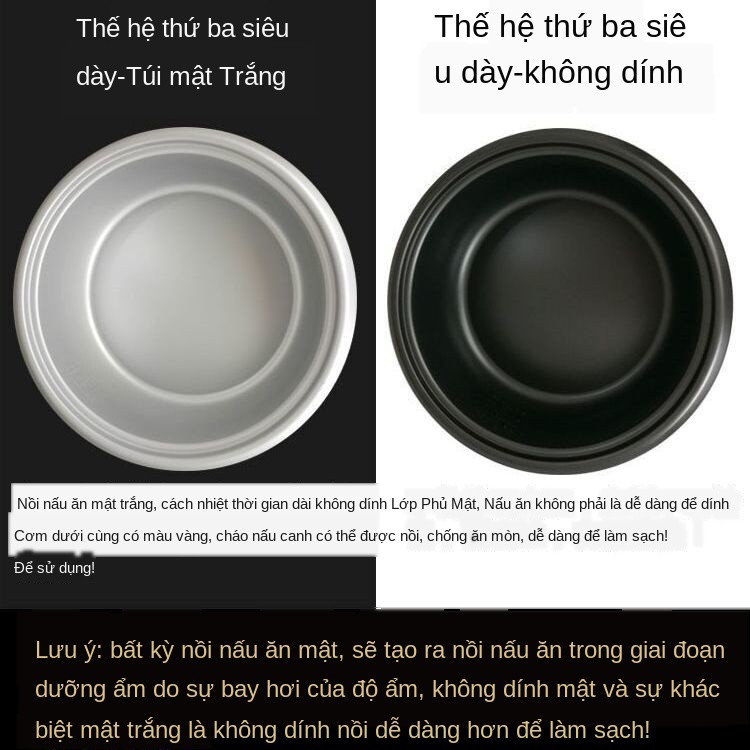 ✚♟✽[Phiên bản siêu dày] Nồi cơm điện tam giác lớn màu đỏ chính hãng 8L10L13L18L23L28L45L cỡ | BigBuy360 - bigbuy360.vn