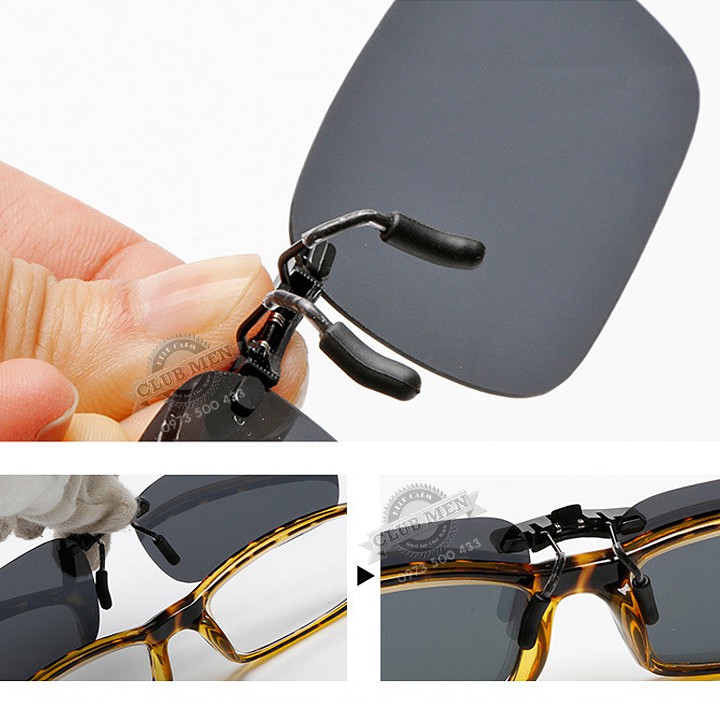 KÍNH RÂM CẬN KÍNH RÂM KẸP CHO NGƯỜI CẬN THỊ (Tặng Hộp và Khăn lau) | BigBuy360 - bigbuy360.vn