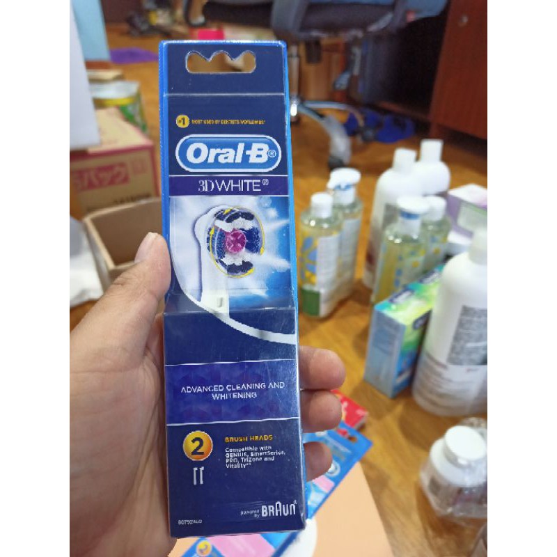 Đầu Bàn Chải Điện Oral-B Pro White (3D White) Tiện Dụng, 2 đầu