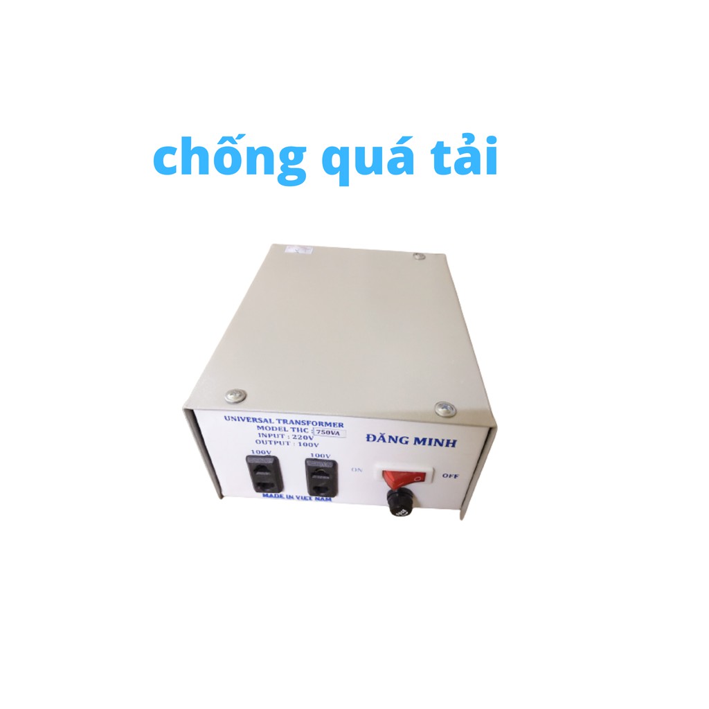 Bộ đổi nguồn 220v sang 110v - 100v 750VA ĐĂNG MINH