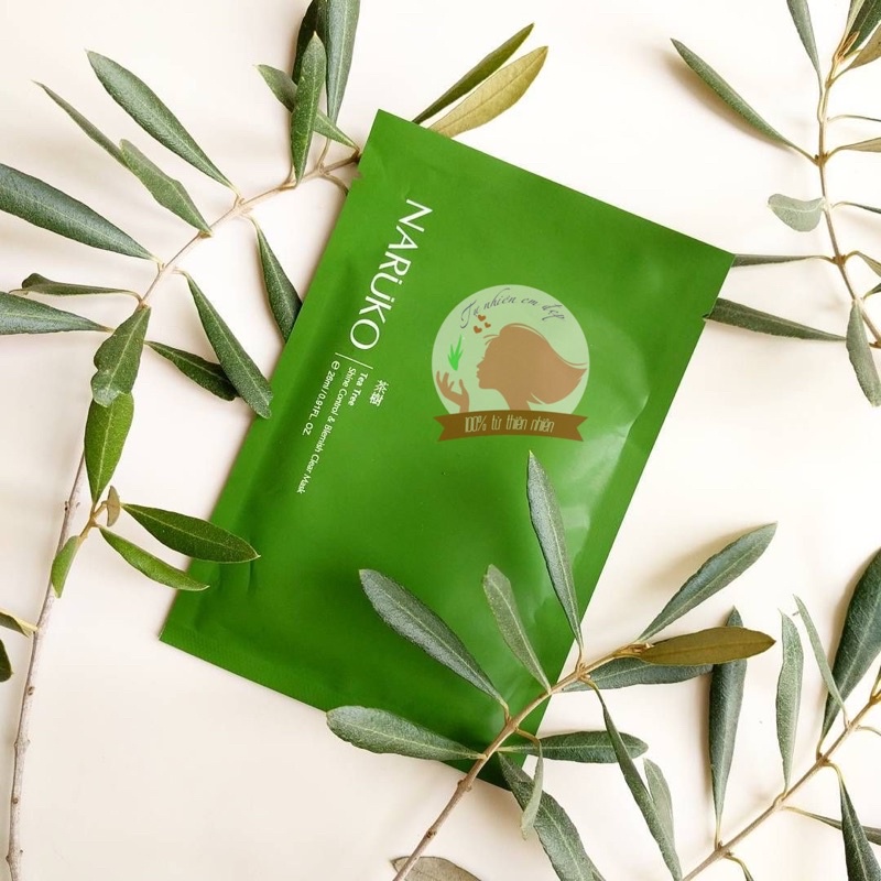 MẶT NẠ CHO DA DẦU MỤN NARUKO TEA TREE SHINE CONTROL BLEMISH CLEAR MASK