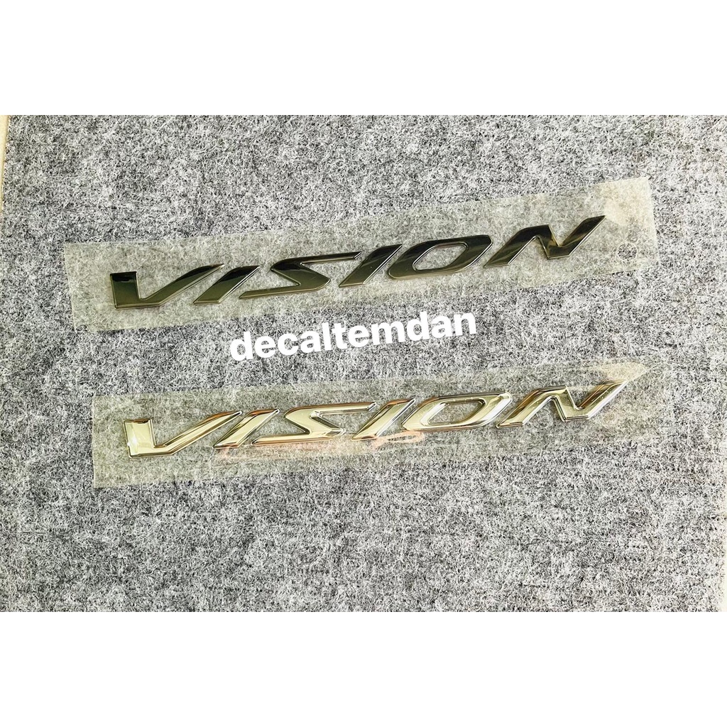 DDXM - V70H - TEM NỔI CỨNG CHẤT LIỆU NHƯ ZIN DÁN TRANG TRÍ CHO XE VISION ĐỜI 2020, 2021, 2022