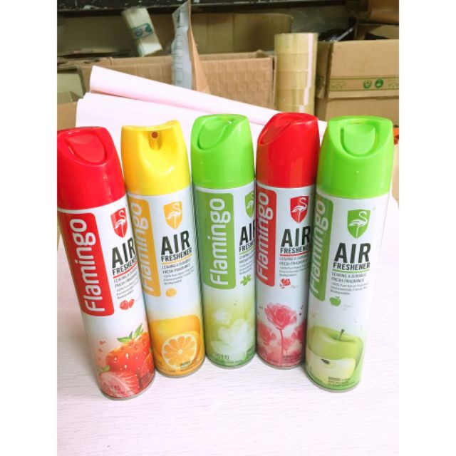 Bình xịt khử mùi xe ô tô  air Freshener Flamigo