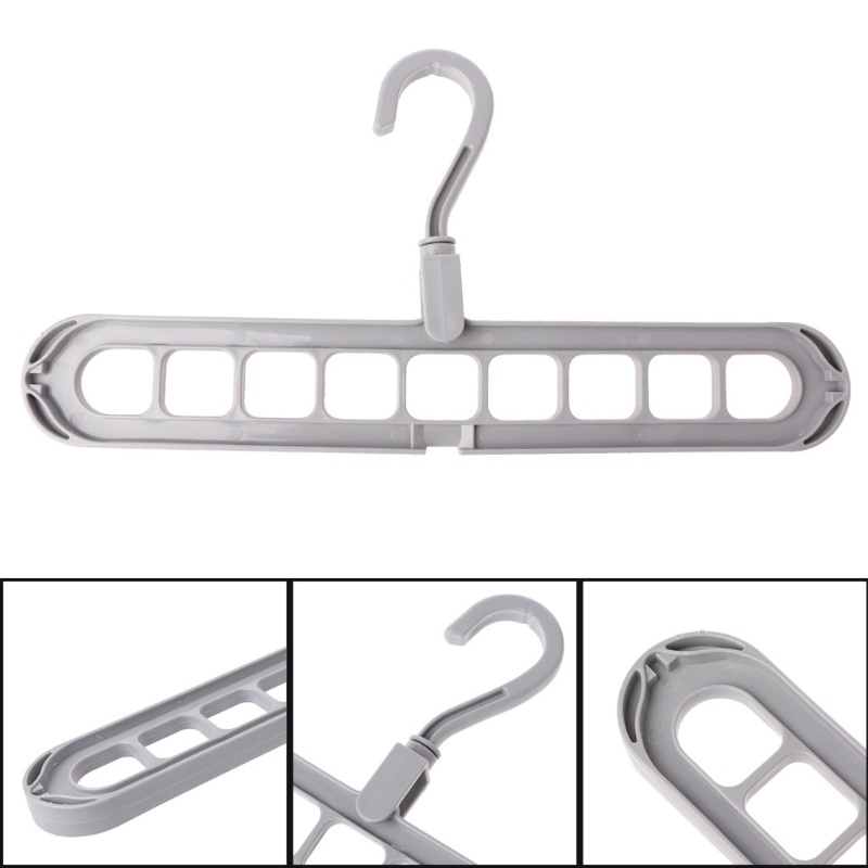 Móc Treo Quần Áo 3D Xoay 360 Độ Tiết Kiệm Không Gian