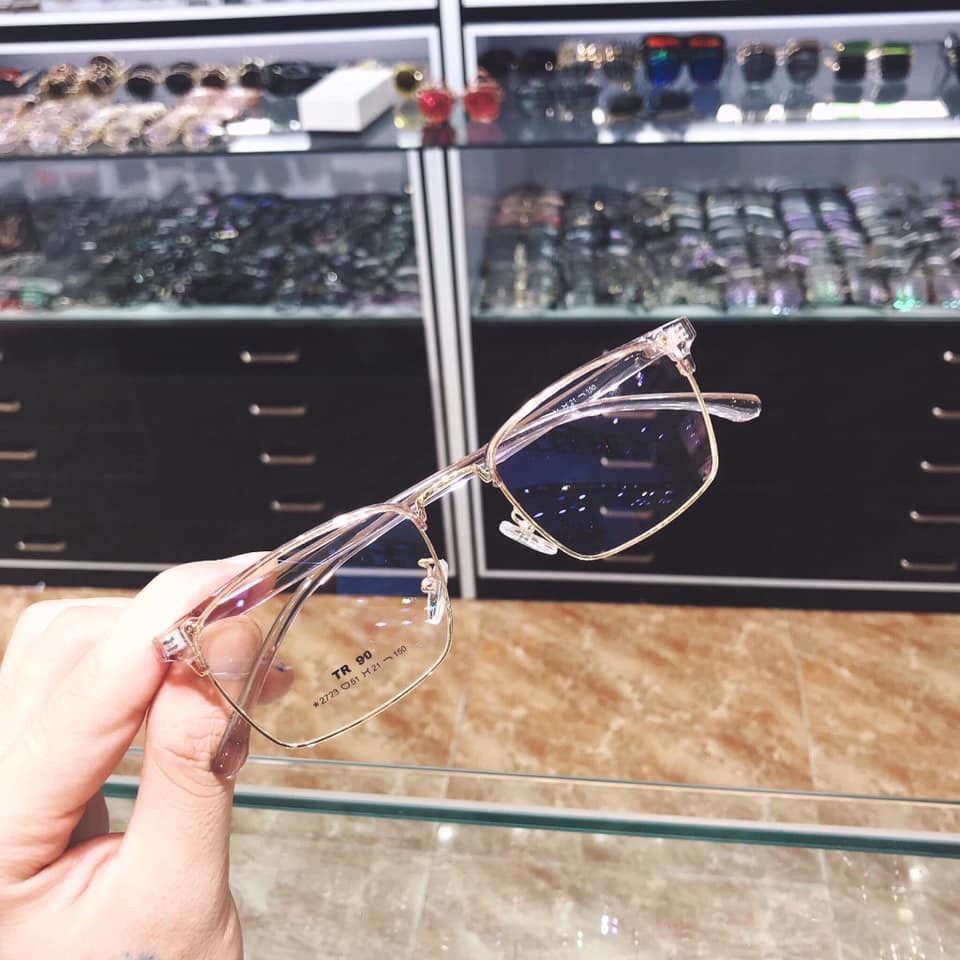 Gọng Kính Cận Nhựa Dẻo VENUS Dáng Mắt Vuông 2723 - Lắp Mắt Cận Theo Yêu Cầu