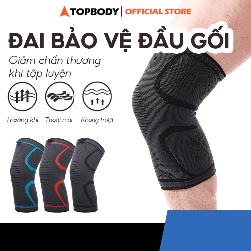 Đai Bảo Vệ Đầu Gối 4 Chiều Chơi Thể Thao - Băng Đầu Gối Hỗ Trợ Các Môn Thể Thao Cao Cấp