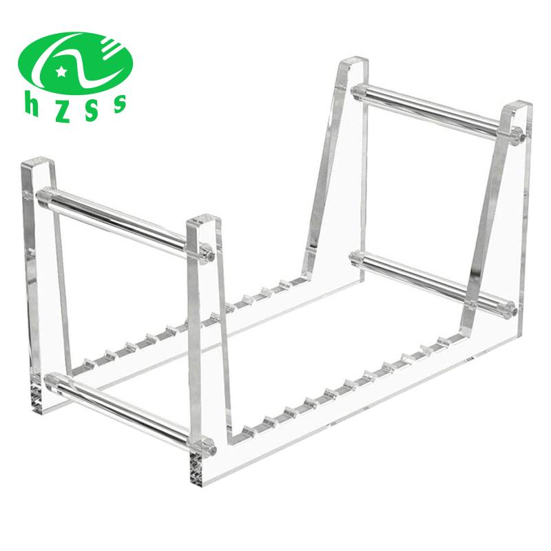 Giá Đỡ Đĩa Than Vinyl Bằng Nhựa Acrylic Trong Suốt 50 LPs