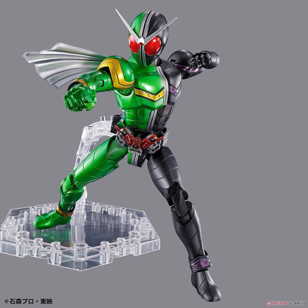 Mô Hình Lắp Ráp Figure-rise Standard Kamen Rider Double Cyclone Joker (tặng kèm base)