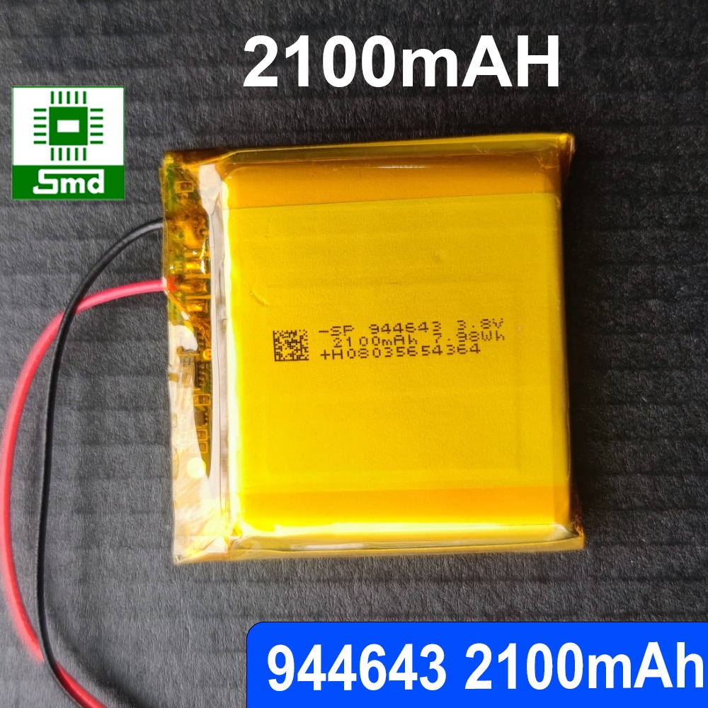 Pin Li-Po 3.7V 944643 2100mAh Lithium Polyme lion 3 7V 2000mah 2500mAh 3000mAh Bộ đàm, Định vị GPS, Camera hành trình