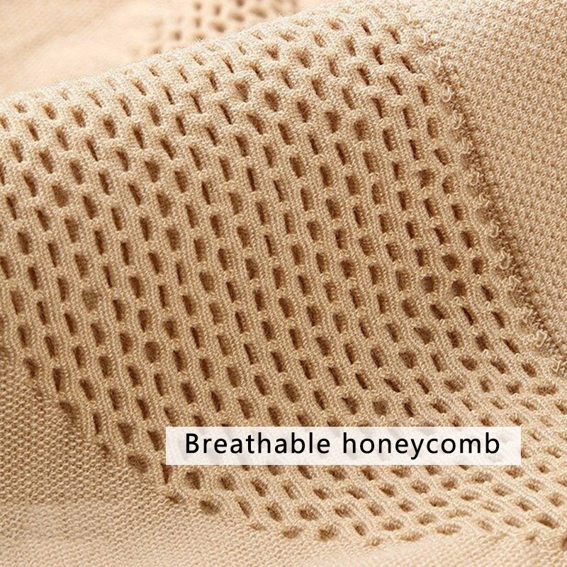 4 Pcs Women 3D Honeycomb Panties Seamless Warm Palace Underwear