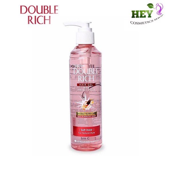 Gel Dưỡng Tóc Giữ Nếp Tóc Thẳng Double Rich Soft Hold 250ml