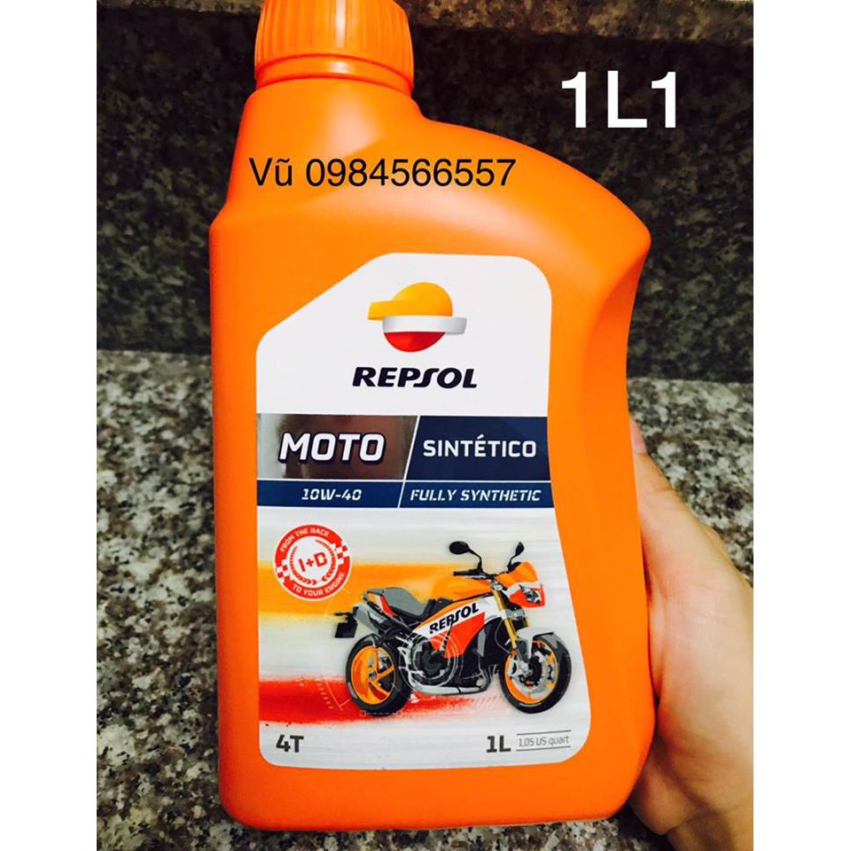 Dầu Nhớt TỔNG Hợp REPSOL SINTETICO 10W40 1L1