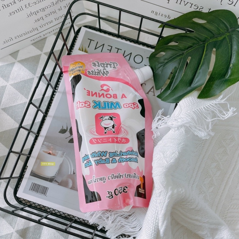 Muối Tắm Sữa Bò Tẩy Tế Bào Chết A Bonne Spa Milk Salt Thái Lan 350gr
