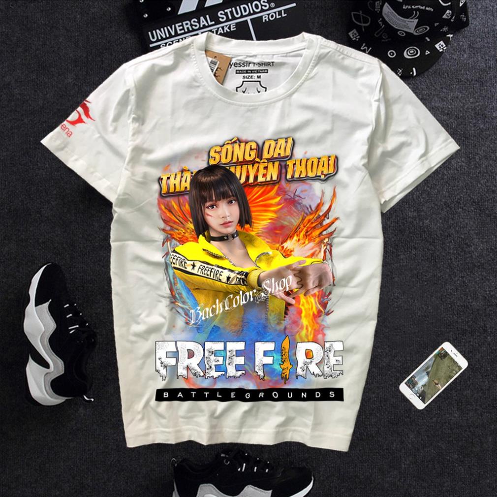 [Bán Chạy] Áo Thun Free Fire - Áo FF Kelly