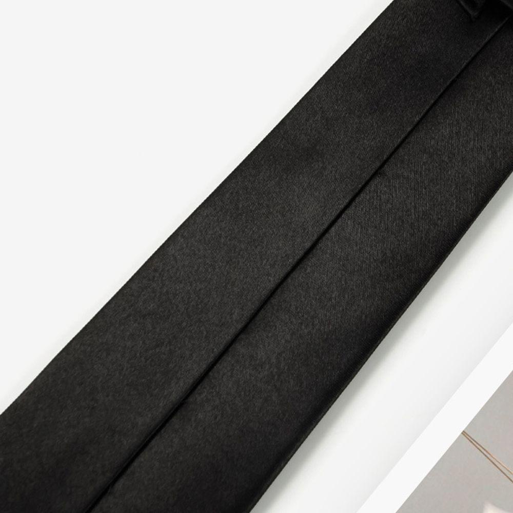 Cà Vạt Vải Satin Màu Trơn Phong Cách Cổ Điển Cho Chú Rể